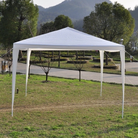 Picture of  CB16631 Outdoor 10 x 10 ft. Heavy Duty Gazebo Canopy Tent&#44; White