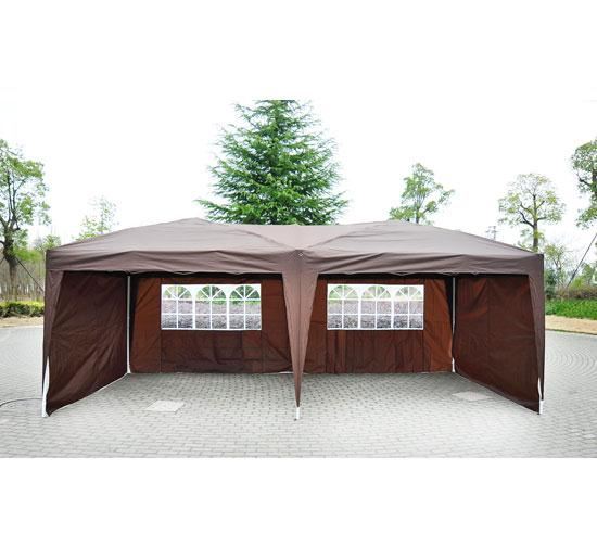 Picture of  CB16287 Outdoor 10 x 20 ft. Easy Pop Up Canopy Tent&#44; Coffee Brown