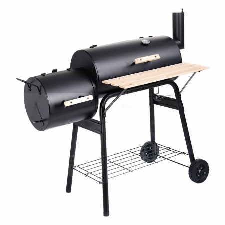 Outdoor BBQ Grill Charcoal Barbecue Pit Cooker Smoker, Black -  GrillTown, GR2474032