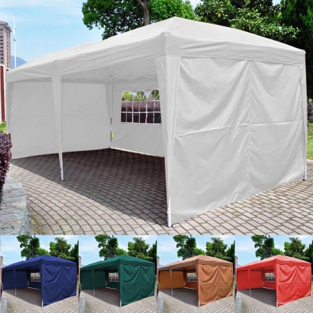 Picture of  CB16156 10 x 20 ft. Outdoor Pop Up Party Tent Folding Canopy with Carry Bag&#44; Multi Color
