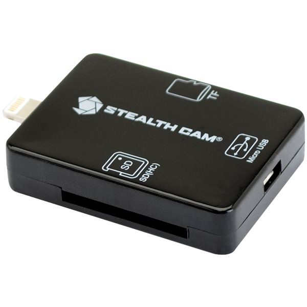 Picture of Stealth Cam STC-SDCRIOS iOS Card Reader, Black