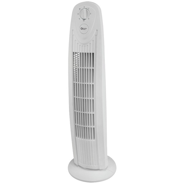 Picture of Comfort Zone CZTF329WT Oscillating 3-Speed Tower Fan&#44; White - 29 in.
