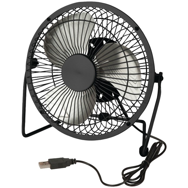 Picture of Honey-Can-Do OFC-04476 USB-Powered Desk Fan&#44; Black