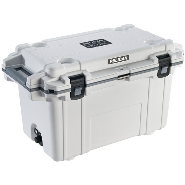 70Q-1-WHTGRY 70-Quart Elite Deluxe Cooler, White