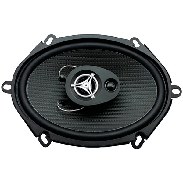 Picture of Power Acoustik EF-573 Max 500 watt Edge Series Coaxial 3-Way Speakers, Black - 5 in. x 7 in.