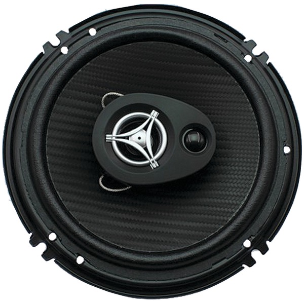 Picture of Power Acoustik EF-653 Max 400 watt Edge Series 3-Way Coaxial Speakers, Black - 6.5 in.