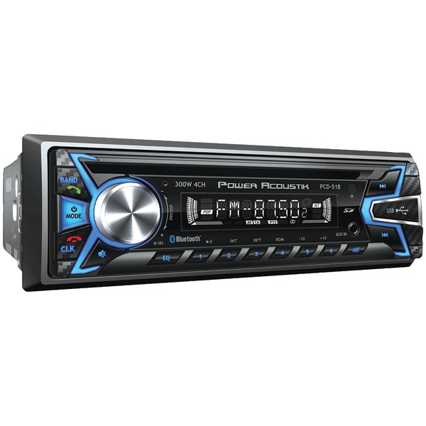 Single-DIN In-Dash CD-MP3 AM-FM Receiver with USB Playback with Bluetooth, Black -  DynamicFunction, DY432329