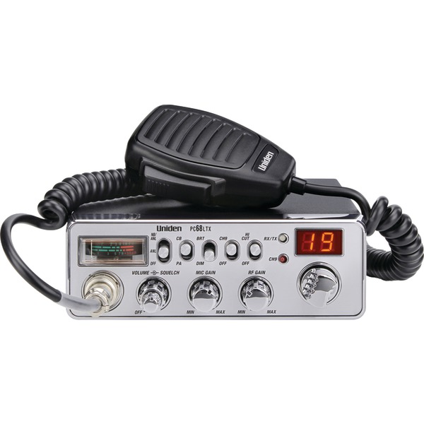 Picture of Uniden PC68LTX 40-Channel CB Radio without SWR Meter  Black