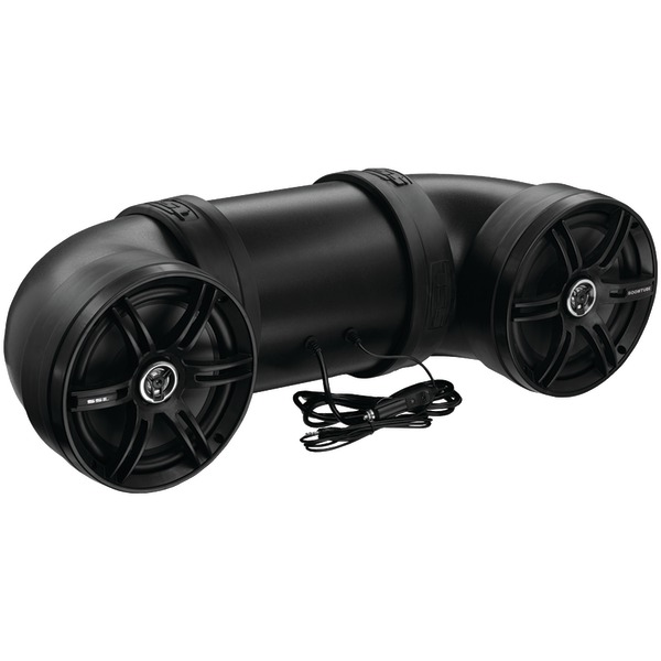 Picture of Soundstorm BTB8 700 watt Boomtube All-Terrain Amplified Sound System with Marine Speakers & Bluetooth, Black - 8 in.