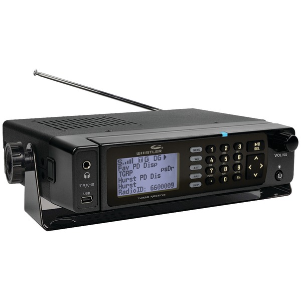TRX-2 Desktop DMR & Mototrbo Digital Trunking Scanner, Black