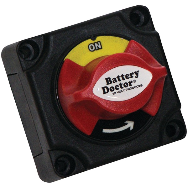 Picture of Battery Doctor 20387 Mini Master Disconnect Switch - Single Battery 2 Position, Red
