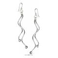 Plum Island Silver P-017077 Sterling Silver Double Twisted Wire Drop Earrings Plum Island Silver P-017077 Sterling Silver Double Twisted Wire Drop Earrings