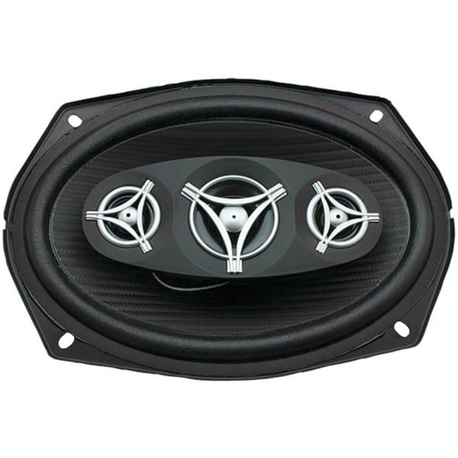 Power Acoustik EF-694 Max 800 watt Edge Series Coaxial 4-Way Speakers  Black ...
