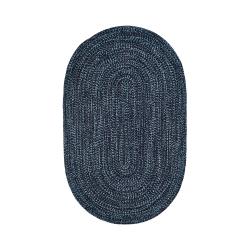 Picture of Better Trends BRCR2240NVSB 22 x 40 in. Chenille Reversible Rug - Smoke & Navy Tweed