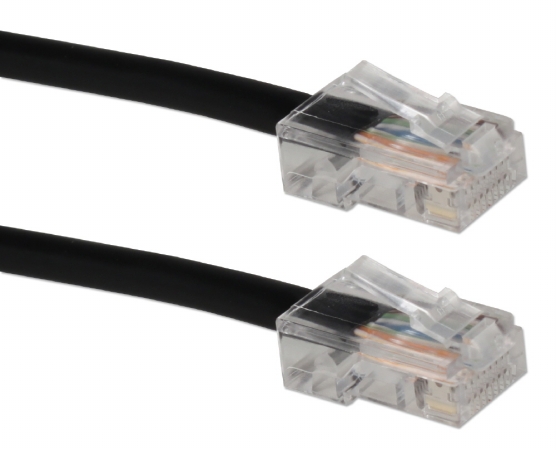 200 ft. 350MHz CAT5e Flexible Black Patch Cord - Black - 200 ft.