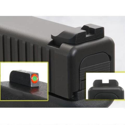 Picture of AmeriGlo AMGGL-433 Hackathorn for Glk17&#44; 19 & 26 Sight&#44; Orange & Black