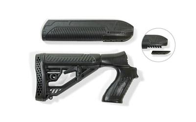 Picture of Adaptive Tactical AT02006 EX Stock & Forend Moss 500 12g Stock Kit&#44; Black