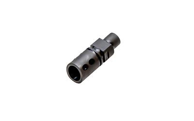 57DA5BE P90 Style M12 x 1 Left Hand Flash Hider, Black
