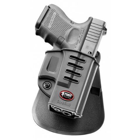 IAIGL26ND E2 Pdl Hlstr for Glk 26-27 Right Hand Paddle Holster, Black
