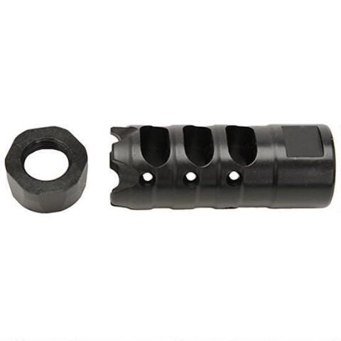 POF00309 Triple Port Muzzle Brake 308 Muzzle Brake, Black