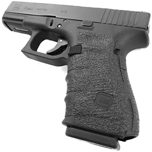 for Glock 19 Gen4 Rubber Grip, Black
