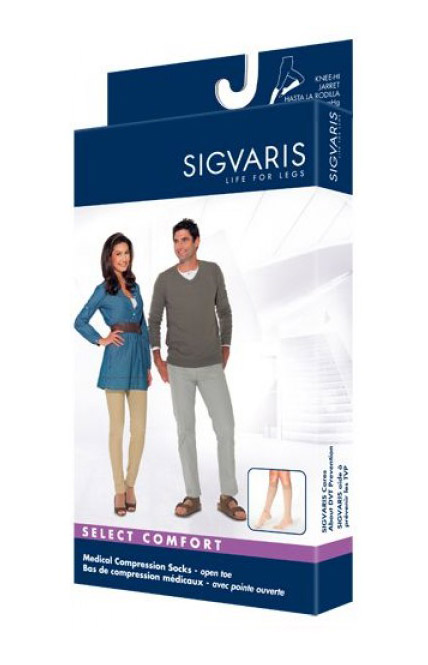 Select Comfort 863NXLO66 30 - 40 mmHg Ankle Open Toe Thigh, Crispa - Extra Large & Long