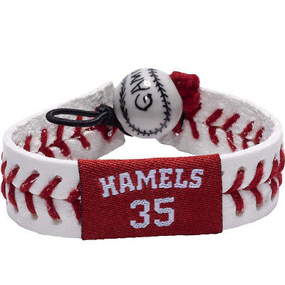 Picture of GameWear GWBBPHIRCH MLB Philadelphia Phillies Cole Hamels Classic Jersey Bracelet