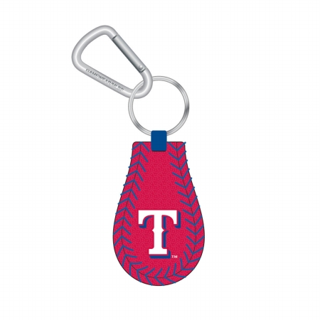Picture of GameWear GWKCBBTEXTB Texas Rangers Team Color Key Chain with Blue Stitch