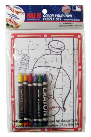 National Design NDBBCINCYOP MLB Cincinnati Reds Color Your Own Puzzle