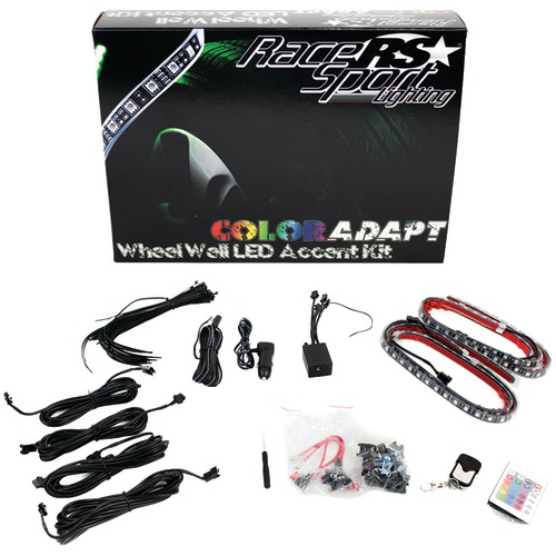 RSWWKIT ColorADAPT Wheel Well LED Accent Kit, Multicolored