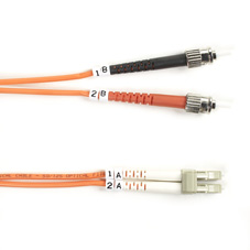 FO50-003M-STLC 3 m Connect OM2 50-Micron Multimode Fiber Optic Patch Cable - Orange -  BLACK BOX NETWORK SERVICES