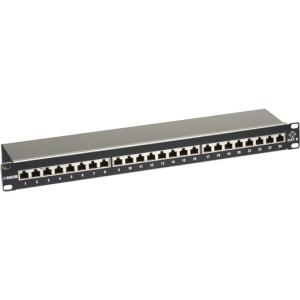 JPS60A-24 CAT6 Shielded Patch Panel - 24 Port, 1U