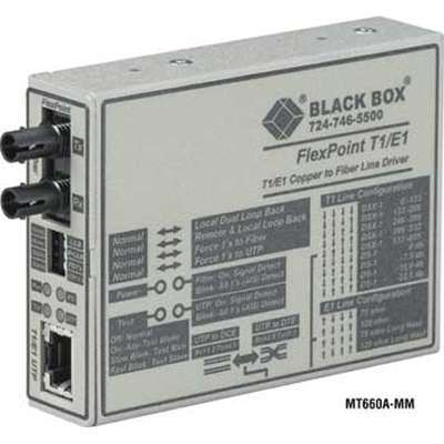 MT660A-MM FlexPoint T1 & E1 to Fiber Converter Multimode