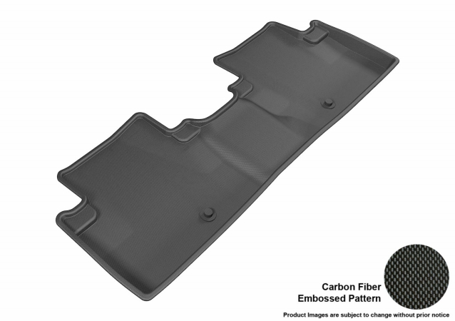 U Ace L1AC00821509 3D Maxpider Second Row Custom Fit Kagu Black Floor Mat for 2013-2016 Acura ILX Models