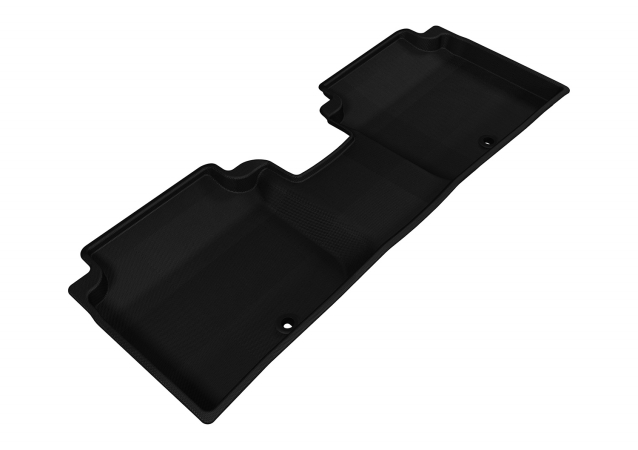 U Ace L1HY05221509 3D Maxpider Second Row Custom Fit Kagu Black Floor Mat for 2014-2016 Hyundai Elantra Sedan-Coupe Models
