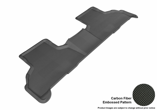 U Ace L1BM05521509 3D Maxpider Second Row Custom Fit Kagu Black Floor Mat for 2014-2016 BMW X5 F15 Models