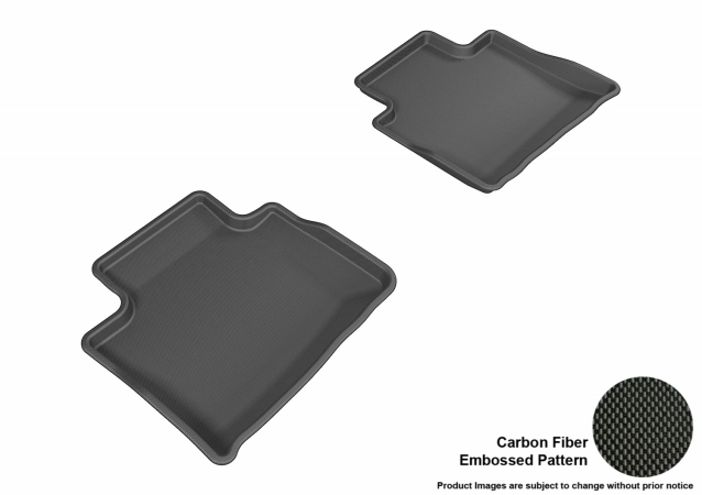 U Ace L1CH06421509 3D Maxpider Second Row Custom Fit Kagu Black Floor Mat for 2013-2015 Chevrolet SS Models