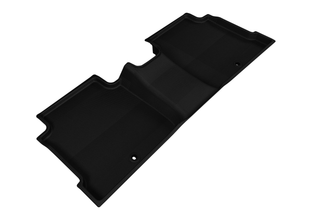 U Ace L1HY05121509 3D Maxpider Second Row Custom Fit Kagu Black Floor Mat for 2015-2016 Hyundai Sonata Models