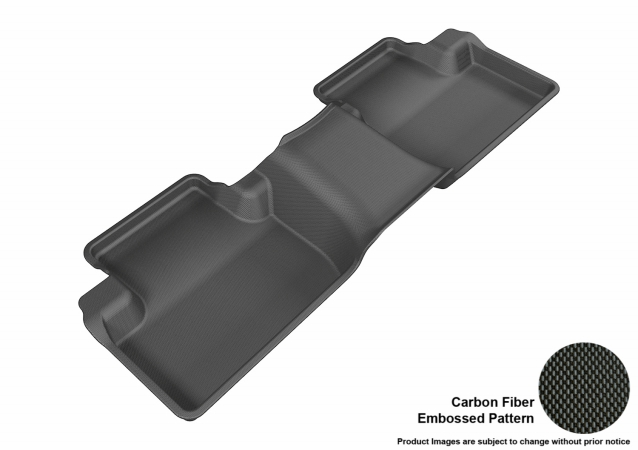 U Ace L1MT03621509 3D Maxpider Second Row Custom Fit Kagu Black Floor Mat for 2011-2016 Mitsubishi Outlander Sport Models