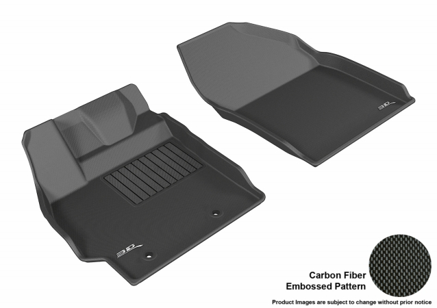 3D Maxpider Front Row Custom Fit Kagu Black Floor Mat for 2013-2015 Scion XB Models