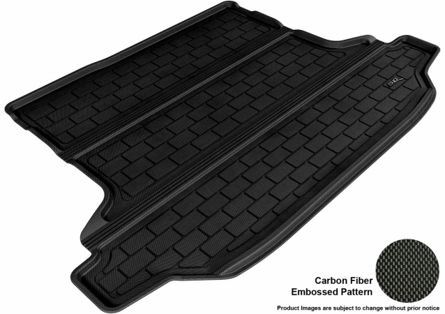 U Ace M1SB0061309 3D Maxpider Cargo Custom Fit All-Weather Kagu Black Floor Mat for 2010-2014 Subaru Outback Models