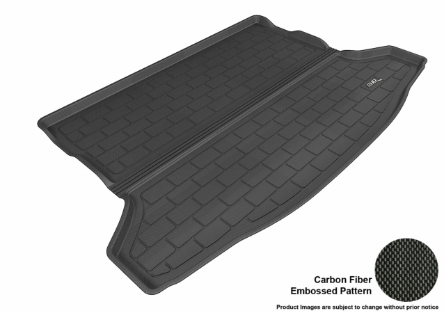 U Ace M1SB0081309 3D Maxpider Cargo Custom Fit All-Weather Kagu Black Floor Mat for 2013-2015 Subaru XV Crosstrek Models