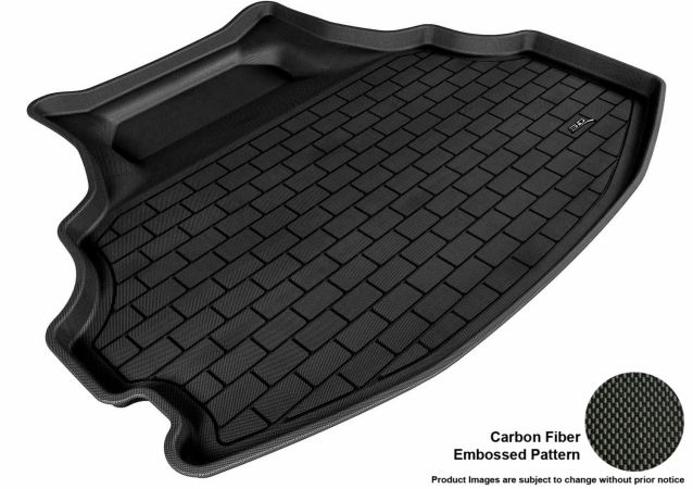 U Ace M1HD0081309 3D Maxpider Cargo Custom Fit All-Weather Kagu Black Floor Mat for 2008-2012 SDN Honda Accord Models