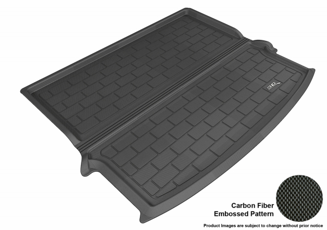 U Ace M1JP0101309 3D Maxpider Cargo Custom Fit Kagu Black Floor Mat for 2014-2016 Jeep Cherokee Models