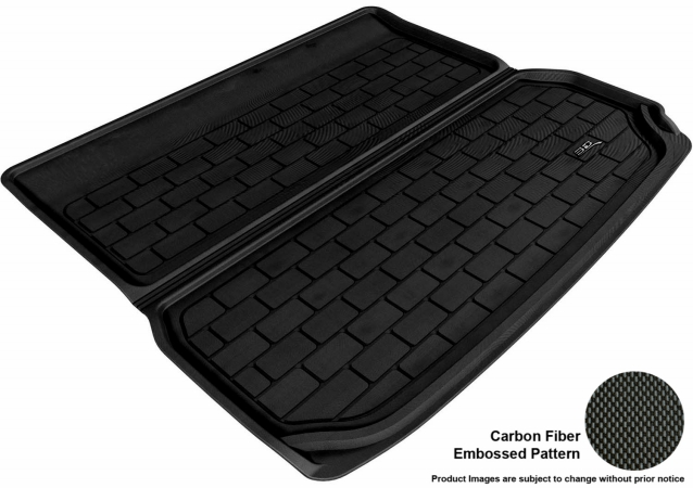 U Ace M1AD0131309 3D Maxpider Cargo Custom Fit All-Weather Kagu Black Floor Mat for 2009-2016 Audi Q5 Models