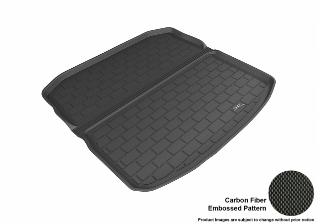 U Ace M1AD0331309 3D Maxpider Cargo Stowable Custom Fit Kagu Black Floor Mat for 2015-2016 Audi A3-S3 Models