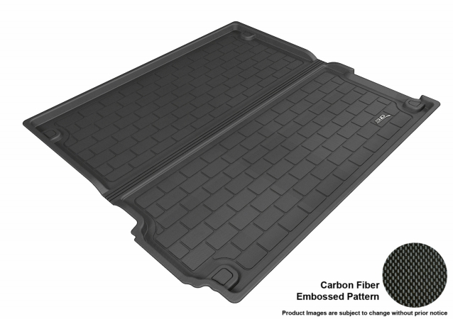 U Ace M1BM0551309 3D Maxpider Cargo Custom Fit Kagu Black Floor Mat for 2014-2016 BMW X5 F15 Models - Behind 2nd Seat