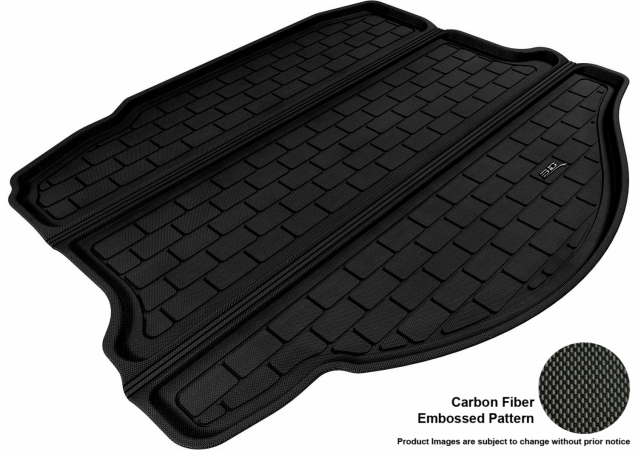 U Ace M1CH0171309 3D Maxpider Cargo Custom Fit All-Weather Kagu Black Floor Mat for 2010-2015 Chevrolet Camaro Models