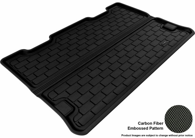 U Ace M1CH0221309 3D Maxpider Cargo Custom Fit All-Weather Kagu Black Floor Mat for 2007-2014 Chevrolet Suburban Models