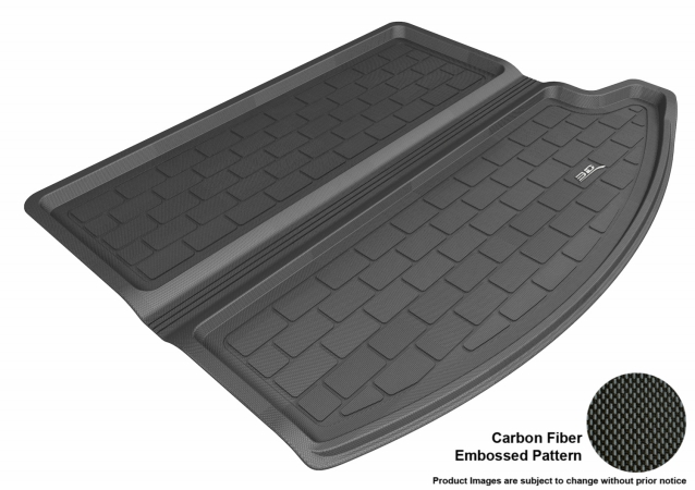 U Ace  3D Maxpider Cargo Custom Fit All-Weather Kagu Black Floor Mat for 2013-2016 Ford Escape Models